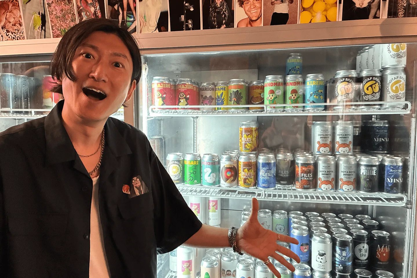 店主の坂井さん。すごい気さくにビールのお話をしてくれました。
